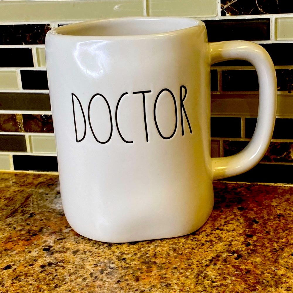 Rae Dunn By Magenta DOCTOR Ceramic LL Coffee Tea M